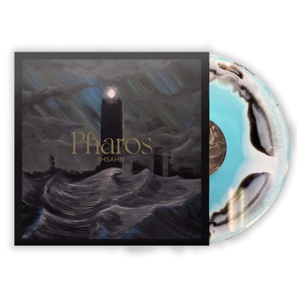 Ihsahn Pharos Limited Edition Turquoise White & Black Swirl Vinyl LP Sale