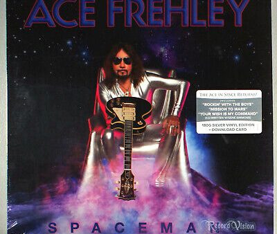 Ace Frehley Spaceman Includes Download Card 180 Gram Silver Vinyl Edition LP on Sale