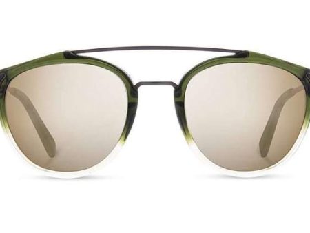 Shwood Kinsrow Acetate Sunglasses - Mojito - Gold Mirror Sale