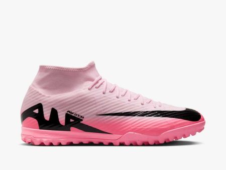 Nike Mercurial Superfly 9 Academy TF Turf Soccer Shoes - Pink Foam Black For Discount