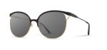 Shwood Odessa Metal Sunglasses - Obsidian & Gold - Grey For Sale