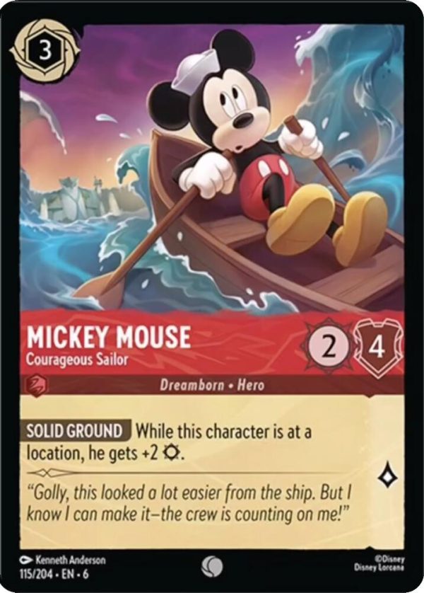 Mickey Mouse - Courageous Sailor (115 204) [Azurite Sea] Cheap