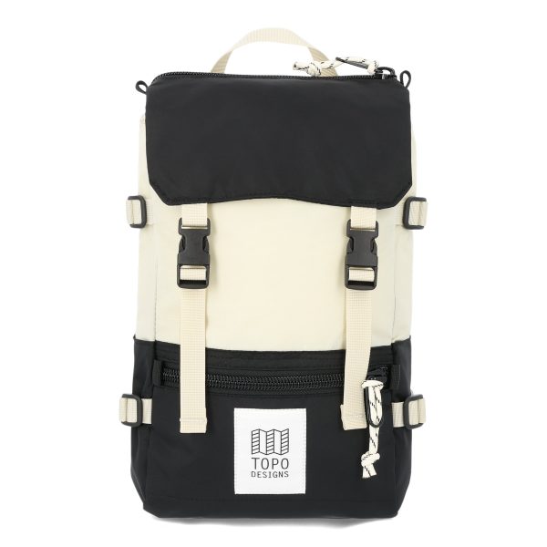 Topo Designs Rover Pack Mini - Black Bone White For Cheap