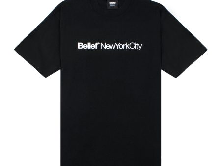 Belief NYC City Tee - Black Online Sale