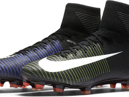 Nike Mercurial Superfly V FG Soccer Boots - Black Electric Green Online