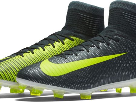 Nike Mercurial Veloce III Dynamic Fit CR7 FG Soccer Boots - Seaweed Volt Online now