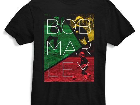 Bob Marley Soccer Split T-shirt Online Sale