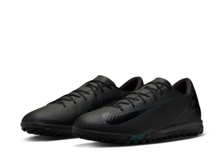 Nike Mercurial Vapor 16 Academy TF Turf Soccer Shoes - Black Black-Deep Jungle For Cheap