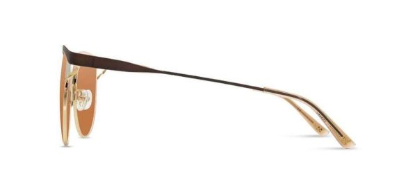 Shwood Odessa Metal Sunglasses - Bronze & Gold - Brown Fashion