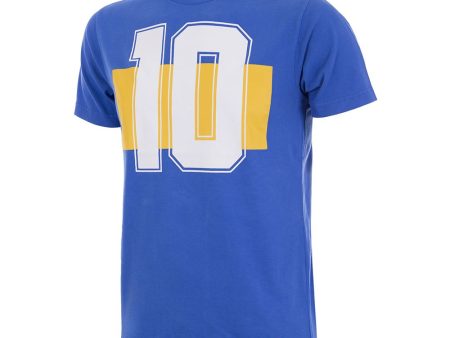 COPA Football Boca Number 10 T-Shirt Hot on Sale