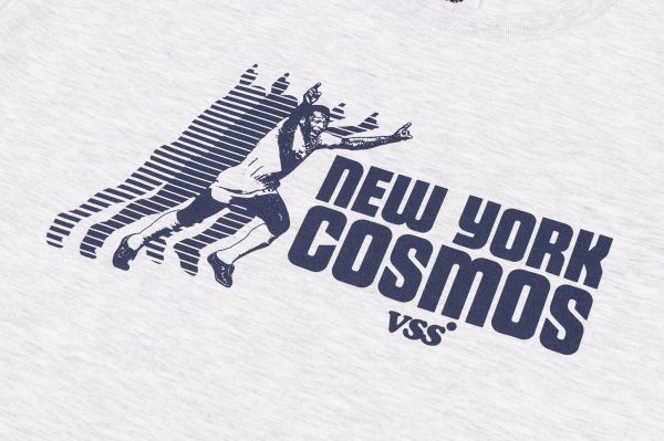 VSS Studio x New York Cosmos  Pelé #10 T-shirt - Ash Grey Online