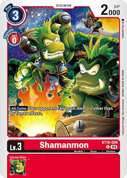 Shamanmon [BT18-009] [Release Special Booster 2.0] Online Sale