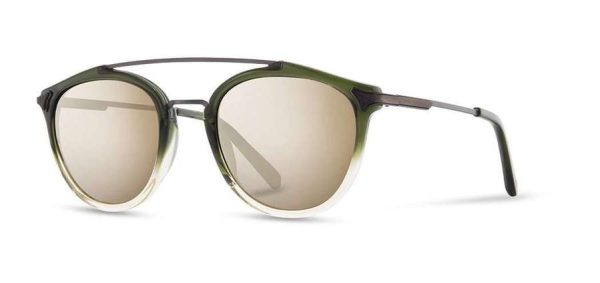 Shwood Kinsrow Acetate Sunglasses - Mojito - Gold Mirror Sale