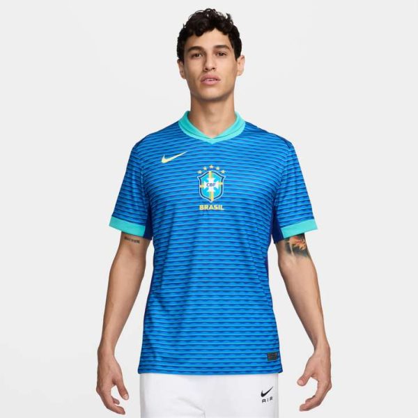 Nike Brazil 2024 25 Away Mens Stadium Jersey Cheap