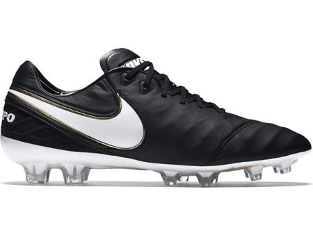 Nike Tiempo Legend VI FG Soccer Boots - Black Black White Discount