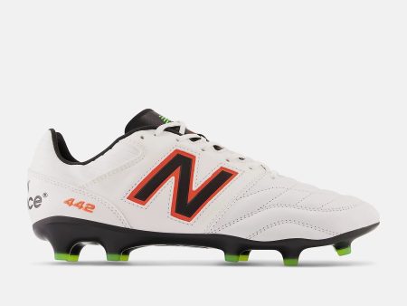 New Balance 442 v2 Pro FG - White Neon Dragonfly Cheap