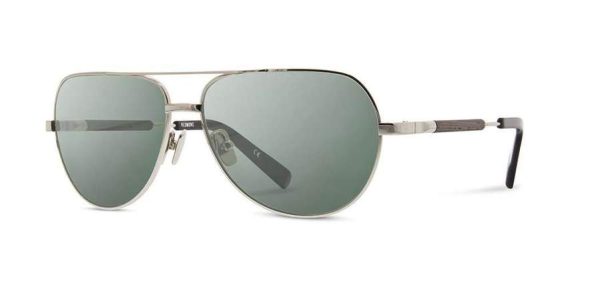 Shwood Redmond Metal Sunglasses - Sliver Titanium Ebony - G15 Online now