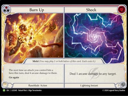 Burn Up    Shock - LGS345 [LGS345] (Promo)  Cold Foil Hot on Sale