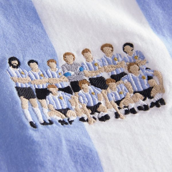 COPA Football Argentina 1986 World Champions Embroidery T-Shirt For Discount