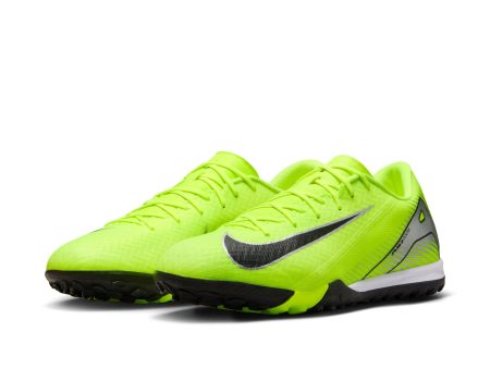 Nike Mercurial Vapor 16 Academy TF Turf Soccer Shoes - Volt Black For Cheap