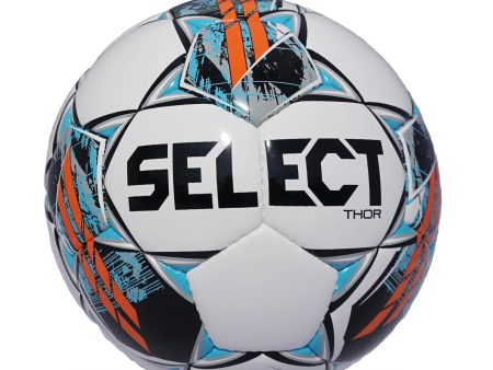 Select Sport Thor Soccer Ball - White Blue Orange Online Sale