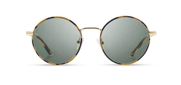 Shwood Hawthorne Acetate Sunglasses - Tortoise & Matte Gold - G15 For Cheap