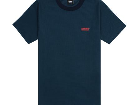 Belief NYC Box Logo Mesh Tee - Dark Teal Cheap