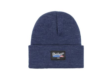 Belief NYC United Beanie - Denim Heather Fashion