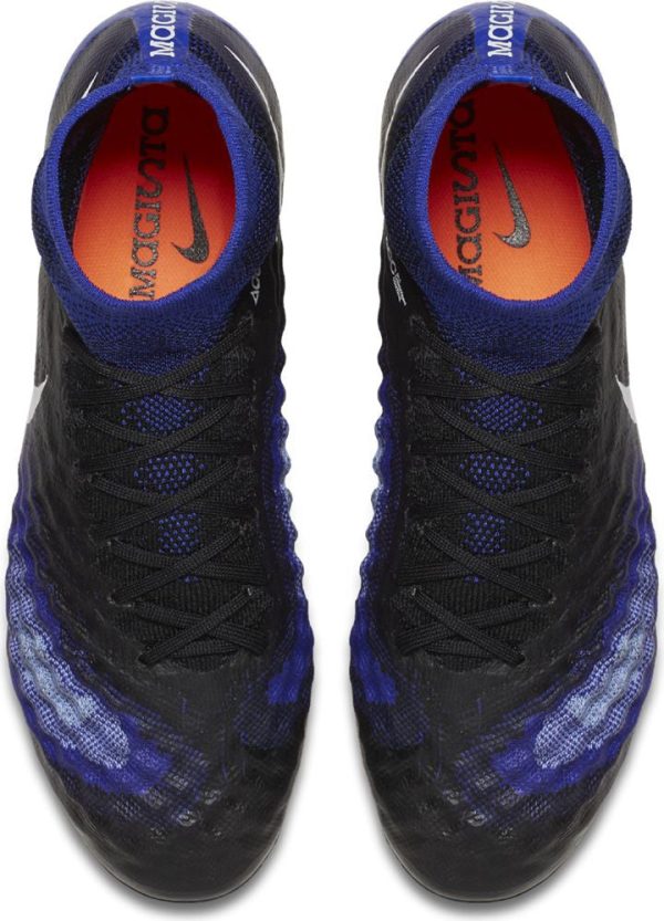 Nike Magista Obra II FG Soccer Boots - Black Paramount Blue Fashion