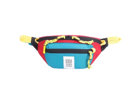 Topo Designs Mountain Waist Pack - Red Turquoise Hot on Sale