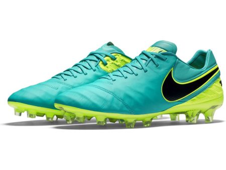 Nike Tiempo Legend VI FG Soccer Boots - Clear Jade Volt Black Online Hot Sale