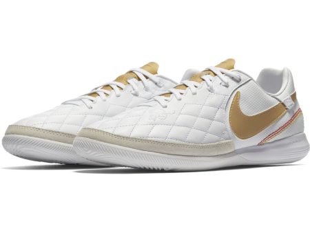 Nike Lunar LegendX 7 Pro 10R IC - Indoor Soccer Shoes - White Metallic Gold Supply