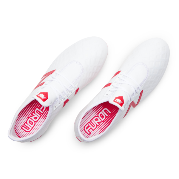 New Balance Furon 4.0 Pro Fg (WIDE) Soccer Boots - White Flame Online now