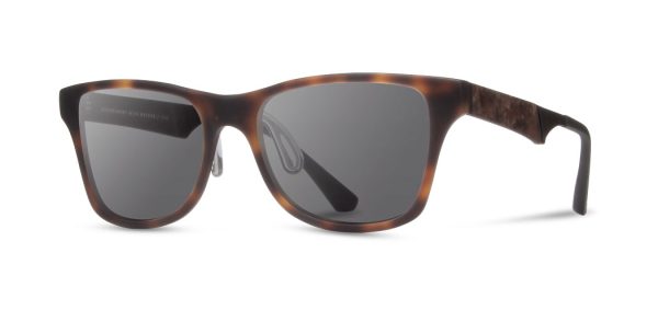 Shwood Canby ACTV Sunglasses - Matte Brindle Elm - Grey Polarized Online Hot Sale