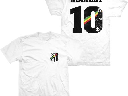 Bob Marley Santos Soccer T-shirt Hot on Sale