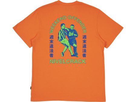 Nivelcrack x Weekend Offender Tee - Orange Online Hot Sale