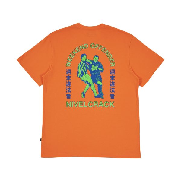 Nivelcrack x Weekend Offender Tee - Orange Online Hot Sale