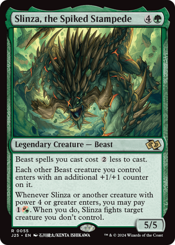 Slinza, the Spiked Stampede [Foundations Jumpstart] Online