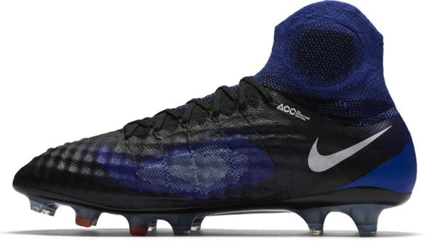 Nike Magista Obra II FG Soccer Boots - Black Paramount Blue Fashion