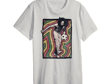 Bob Marley Soccer Vibrations T-shirt Discount