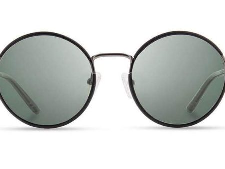 Shwood Hawthorne Acetate Sunglasses - Black Chrome Mahogany - G15 Discount