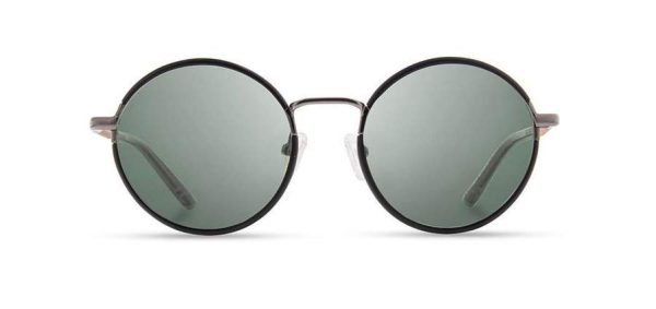 Shwood Hawthorne Acetate Sunglasses - Black Chrome Mahogany - G15 Discount