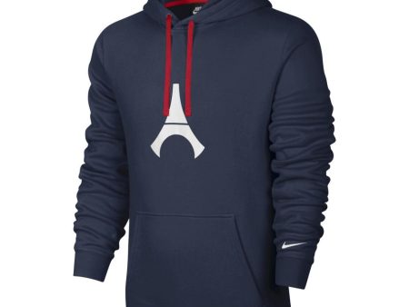 Nike Paris Saint-Germain Core Hoodie - Midnight Navy Online now