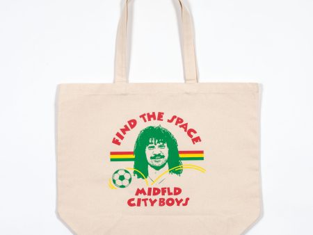 MIDFLD x CITY BOYS FC  Find The Space  Canvas Tote Bag Fashion