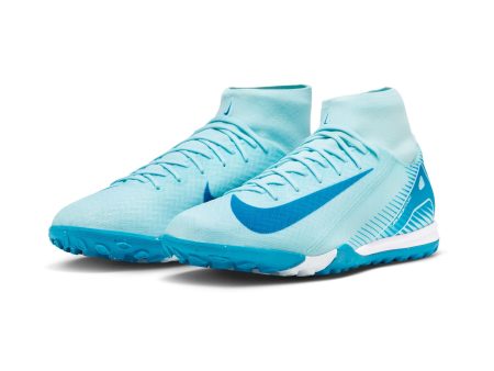 Nike Mercurial Superfly 10 Academy TF Turf Soccer Shoes - Glacier Blue Blue Orbit For Cheap