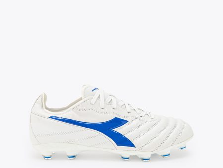 Diadora Brasil Elite 2 LT LP 12 Soccer Boots - White Royal Blue Online