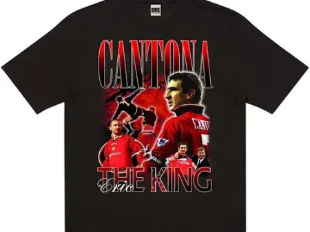 Retro Football Gang Eric Cantona T-Shirt For Sale