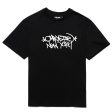 Chrystie NYC Tag logo T-shirt - Black Online Hot Sale