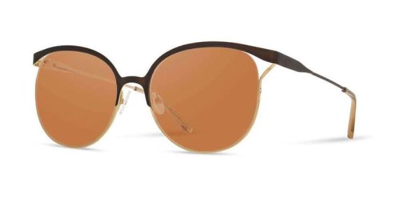 Shwood Odessa Metal Sunglasses - Bronze & Gold - Brown Fashion