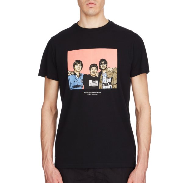 Weekend Offender Diego T-Shirt - Black Online now